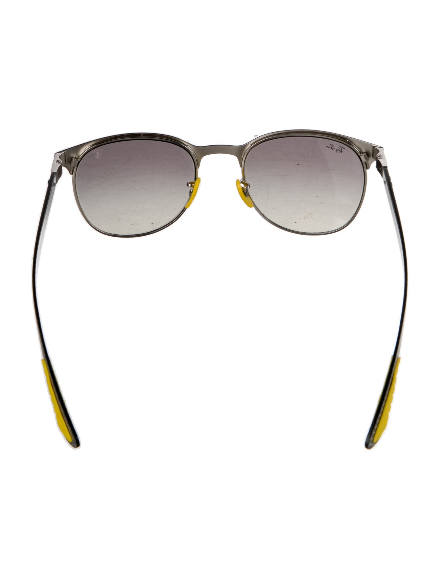 Ray Ban x Scuderia Ferrari Round Gradient Sunglasses